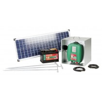 Starterset Weidezaungerät AKO Mobil Power AN 5500 inkl. 45 Watt Solarmodul