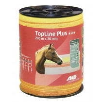 TopLine Plus Weidezaunband gelb/orange 20 mm / 200 m