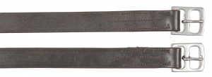 Steigbügelriemen Leder schwarz 145 cm